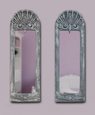 Shabby Chic Vintage Mirror Pair